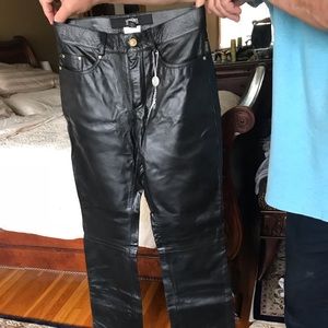 NWT Iconic 90’s Versace Leather Jeans
